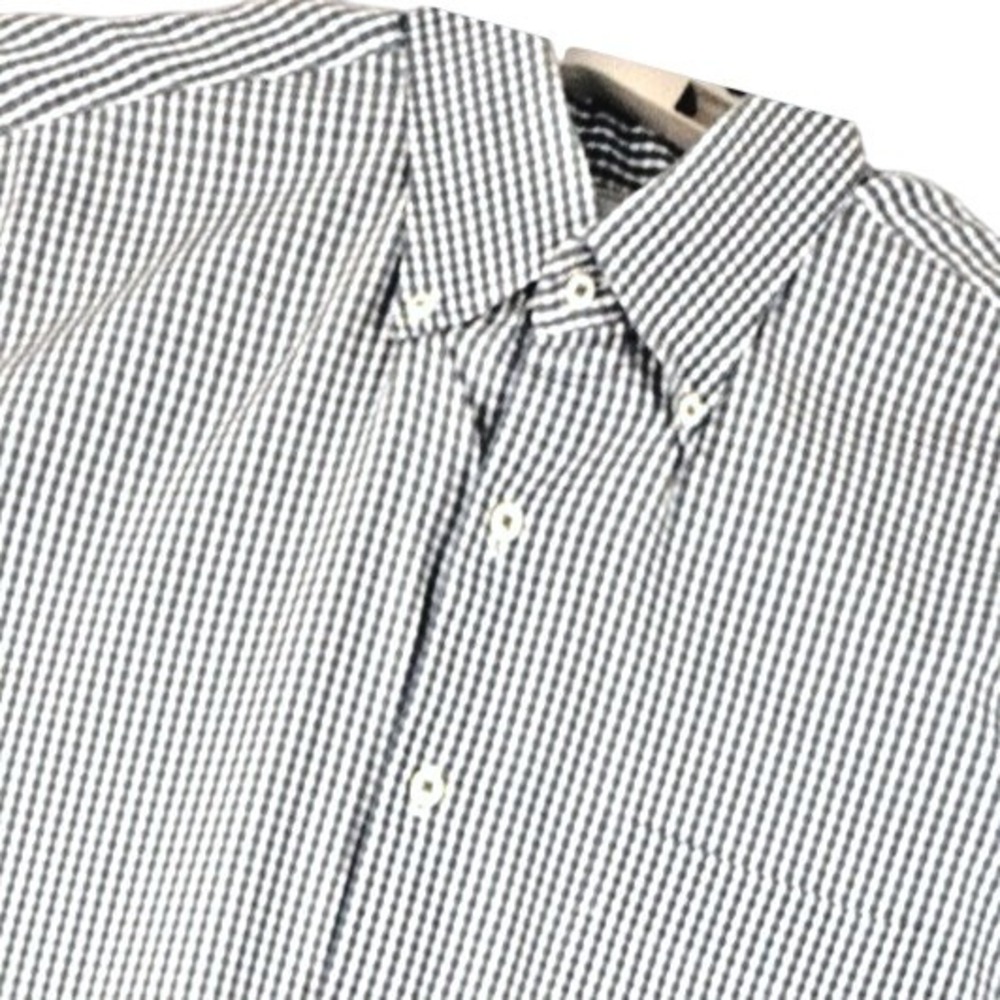Peter Millar Seaside Button Down Shirt Men M Blue Gingham Cotton Lightweight